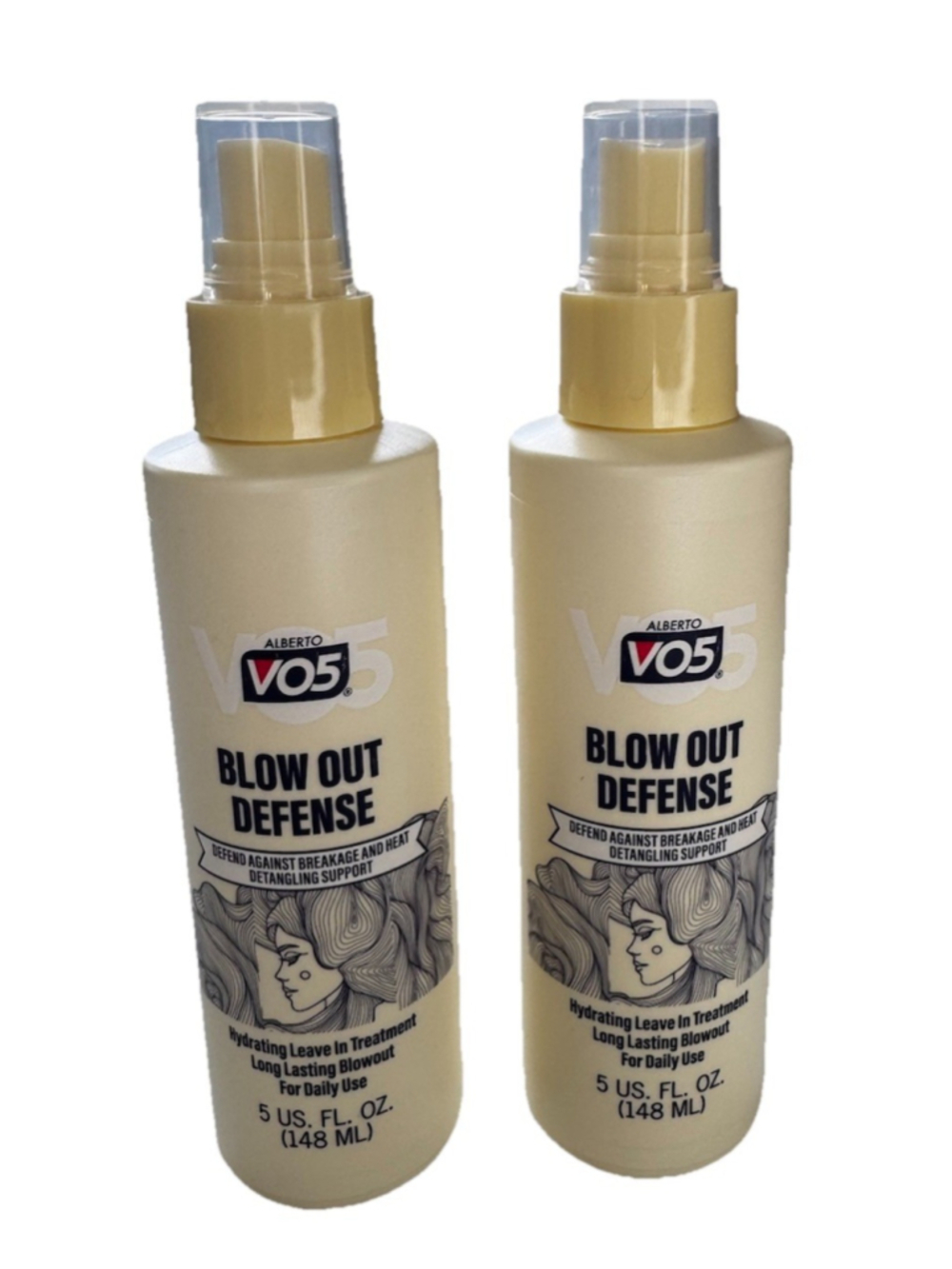 Alberto VO5 Blow Out Defense Spray Hydrating LeaveIn Treatment 2 Bottles SHIP24H